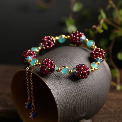 Beerenstein-Armband mit Charms