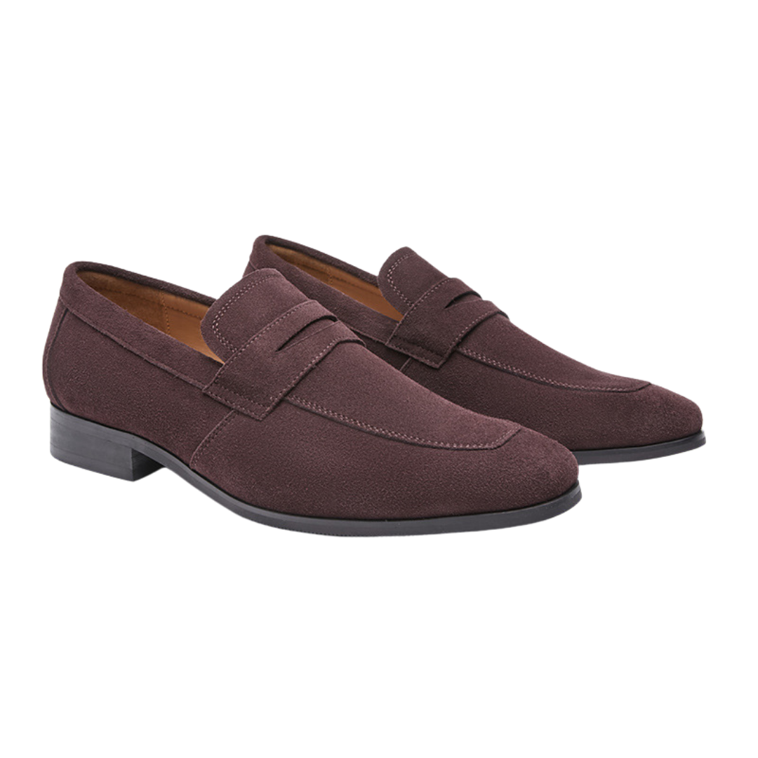 Elegante Herren Loafers mit Wildlederriemen