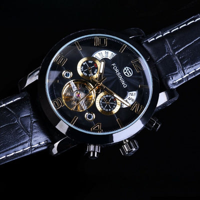 Luxuriöse, mechanische Tourbillon-Automatikuhr