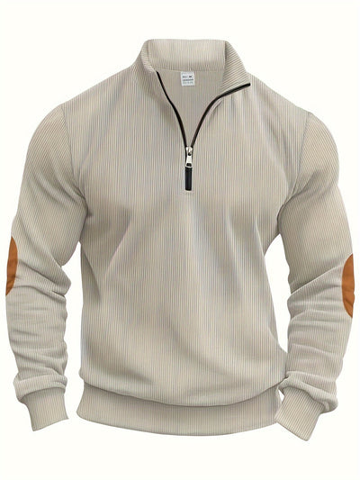 Klassischer Half-Zip-Pullover