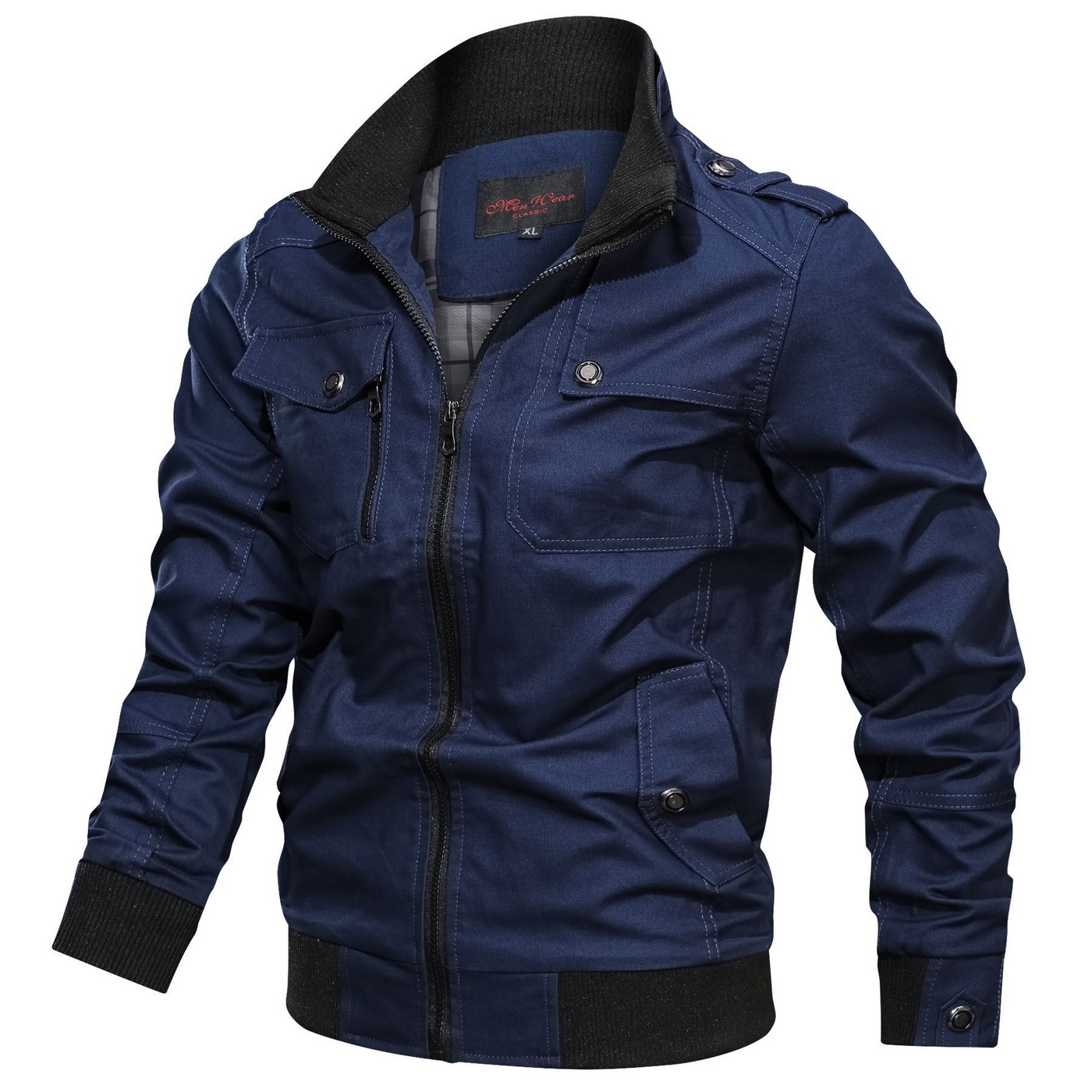 Lässige Cargo Combat Winterjacke