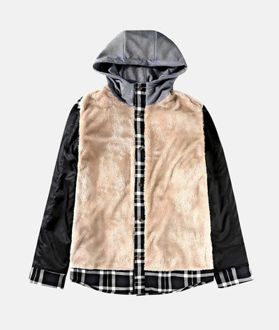 Karierte Flanelljacke