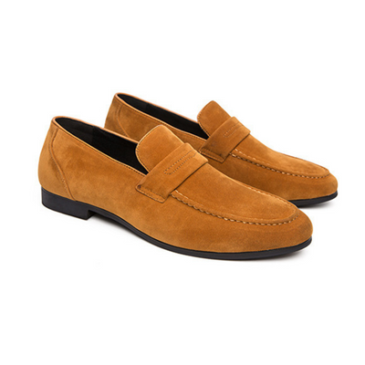 Elegante Herren Loafers mit Wildlederriemen