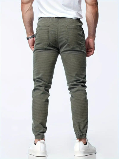 Herren Jogger mit Kordelzug und Stretch-Tapered-Fit