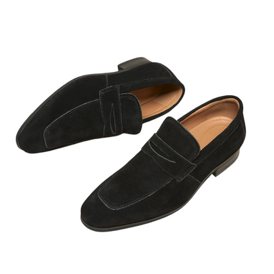 Elegante Herren Loafers mit Wildlederriemen