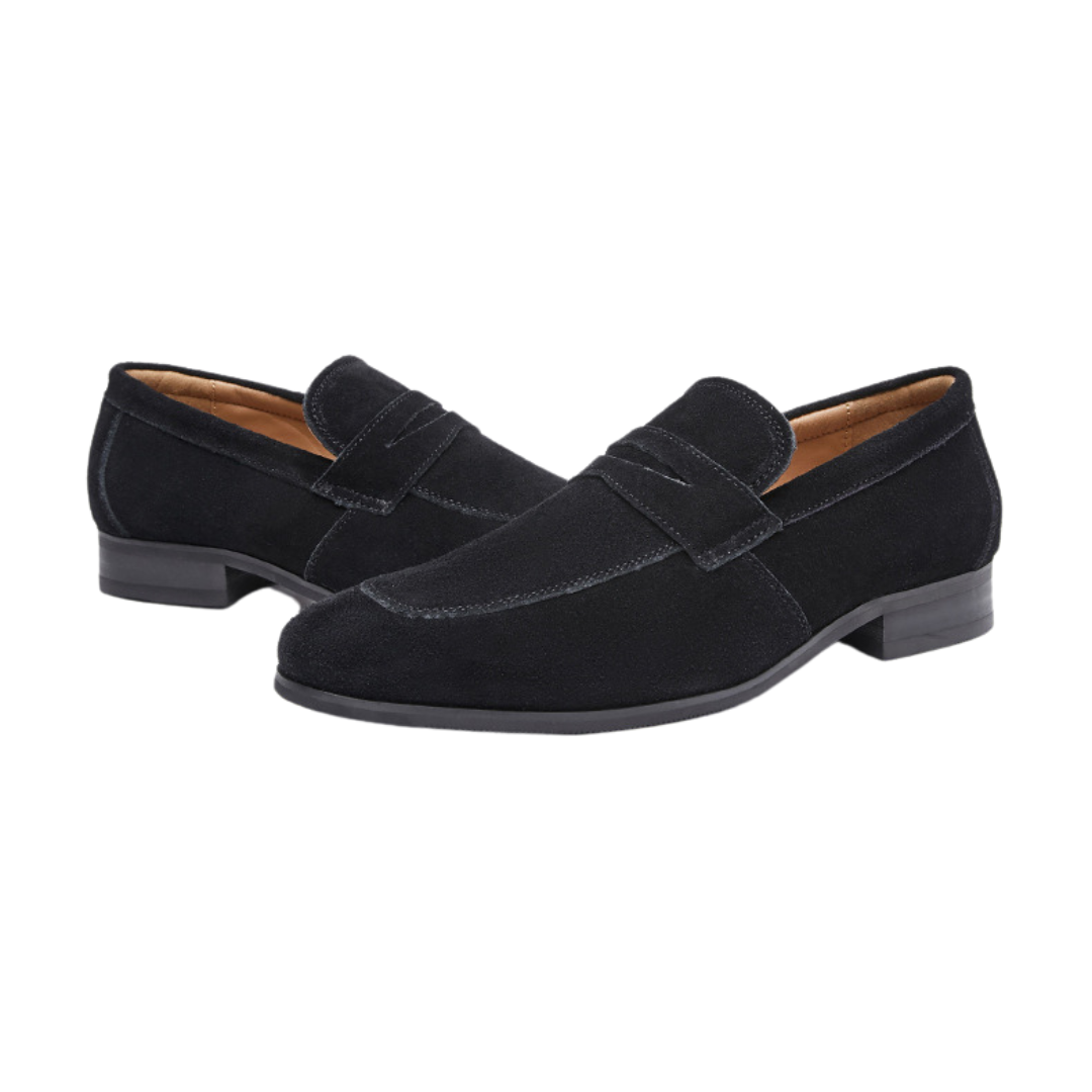 Elegante Herren Loafers mit Wildlederriemen