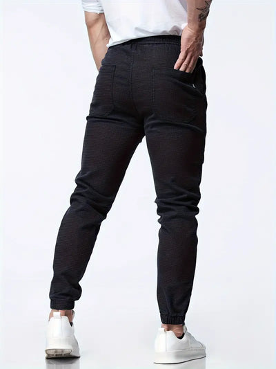 Herren Jogger mit Kordelzug und Stretch-Tapered-Fit