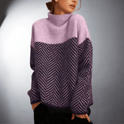 Damen-Rollkragenpullover aus Bio-Baumwolle