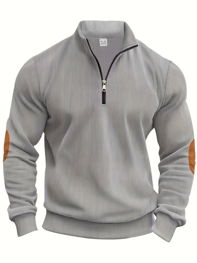 Klassischer Half-Zip-Pullover