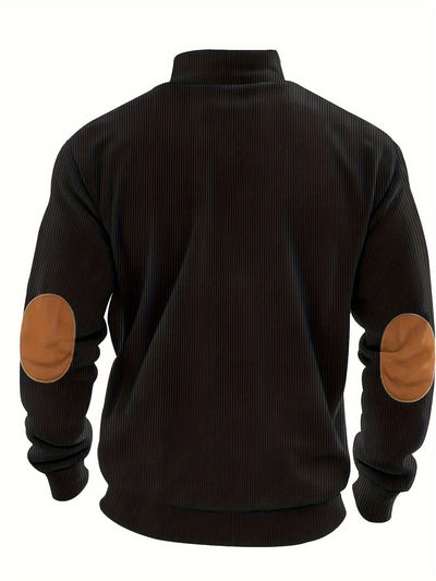 Klassischer Half-Zip-Pullover