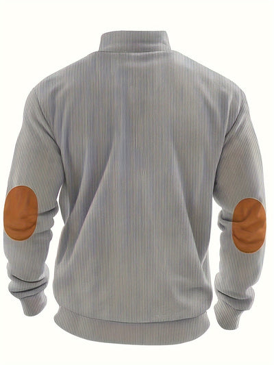 Klassischer Half-Zip-Pullover