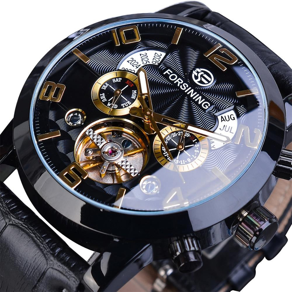 Luxuriöse, mechanische Tourbillon-Automatikuhr