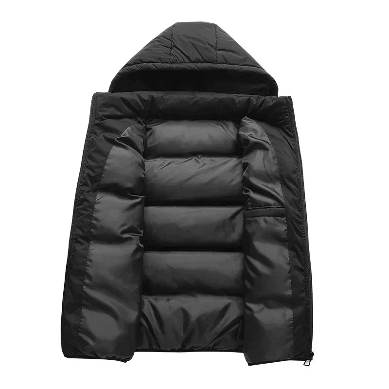 Herren Gilet mit abnehmbarer Kapuze