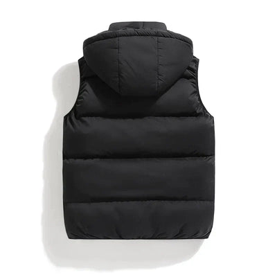 Herren Gilet mit abnehmbarer Kapuze