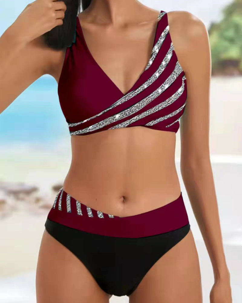 Heißer Bikini mit Print