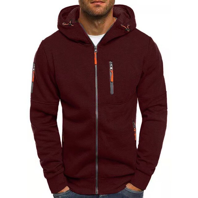 Herren Sport Hoodie Jacke