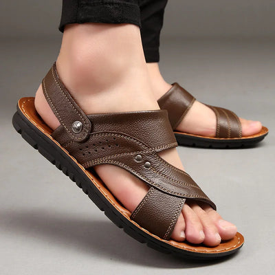 Bequeme Herren Leder Sandalen für entspannte Tage