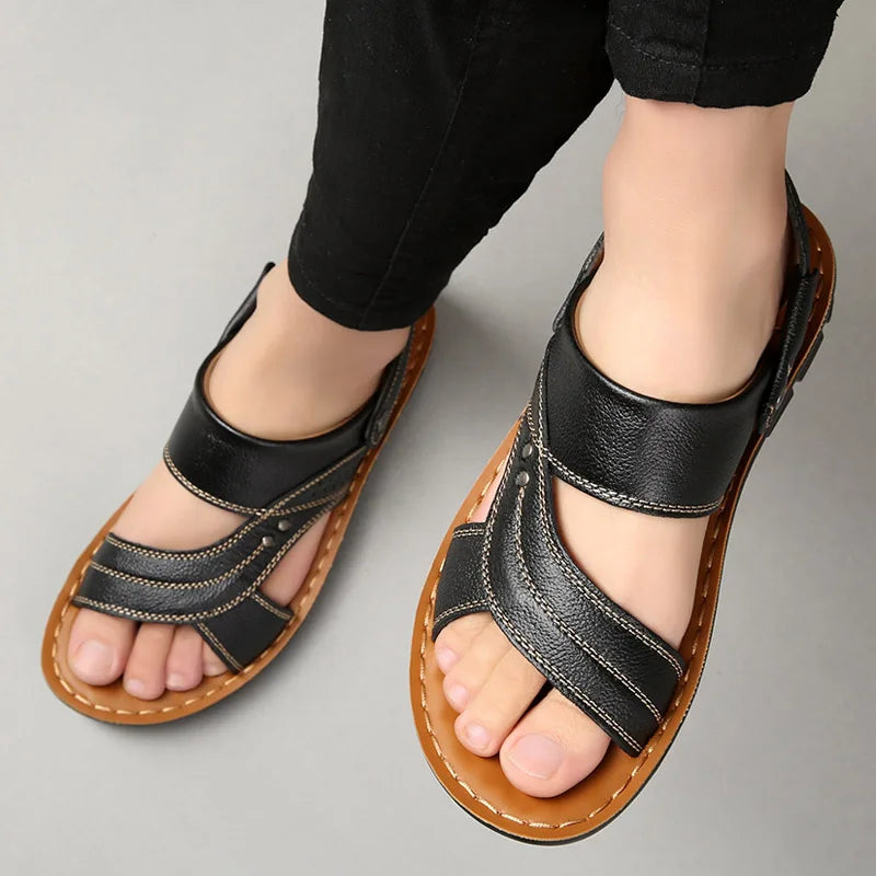 Bequeme Herren Leder Sandalen für entspannte Tage