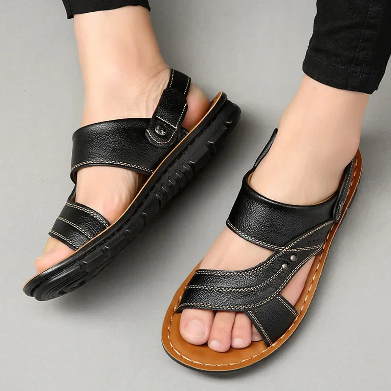 Bequeme Herren Leder Sandalen für entspannte Tage