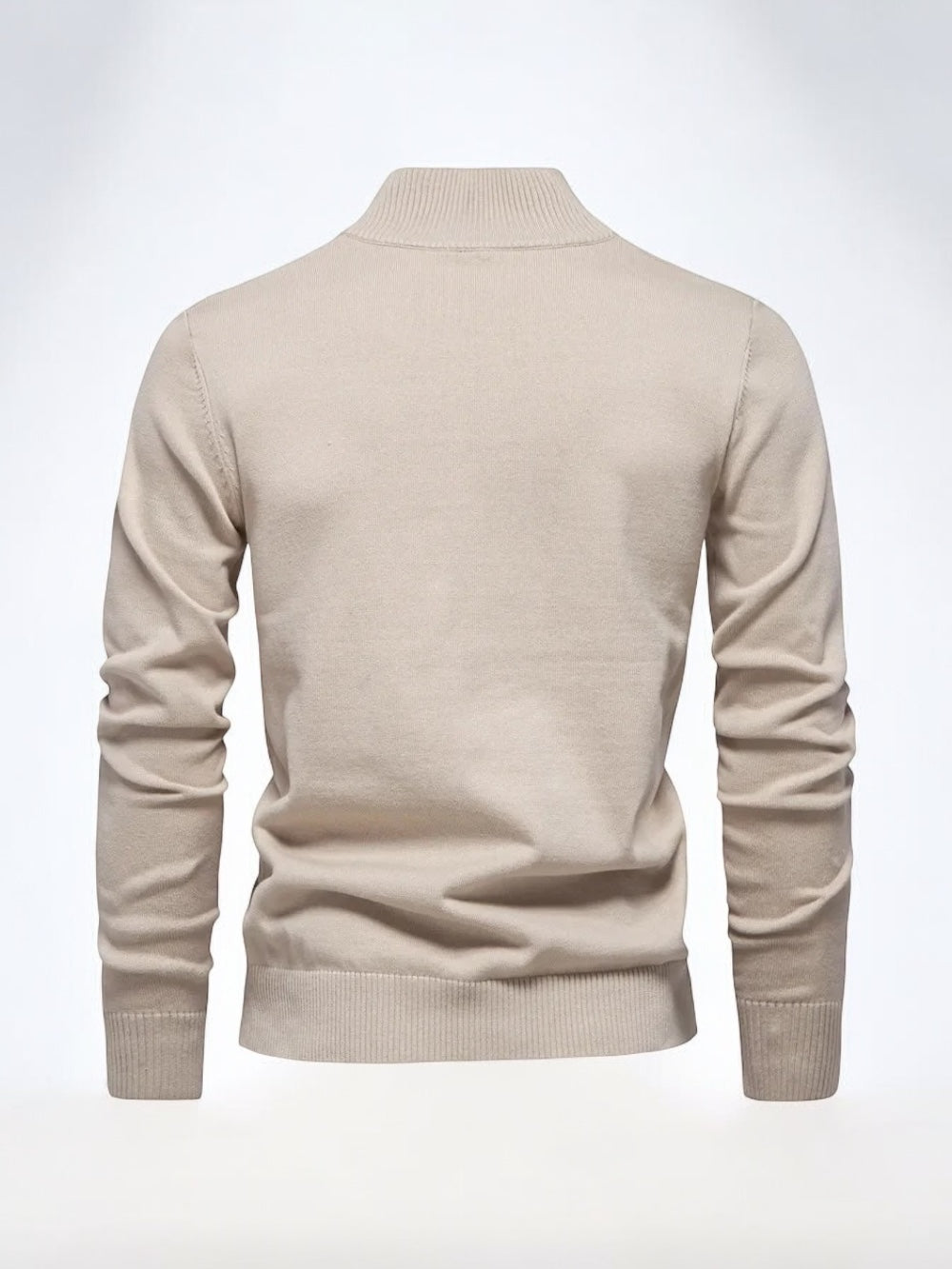 Klassischer Half-Zip-Cardigan