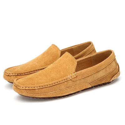 Elegante Herren Loafer aus echtem Wildleder