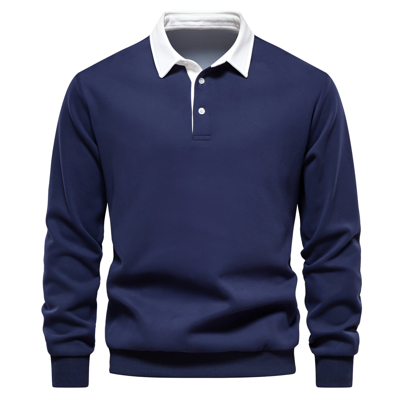 Stilvolles Polo-Kragen Sweatshirt