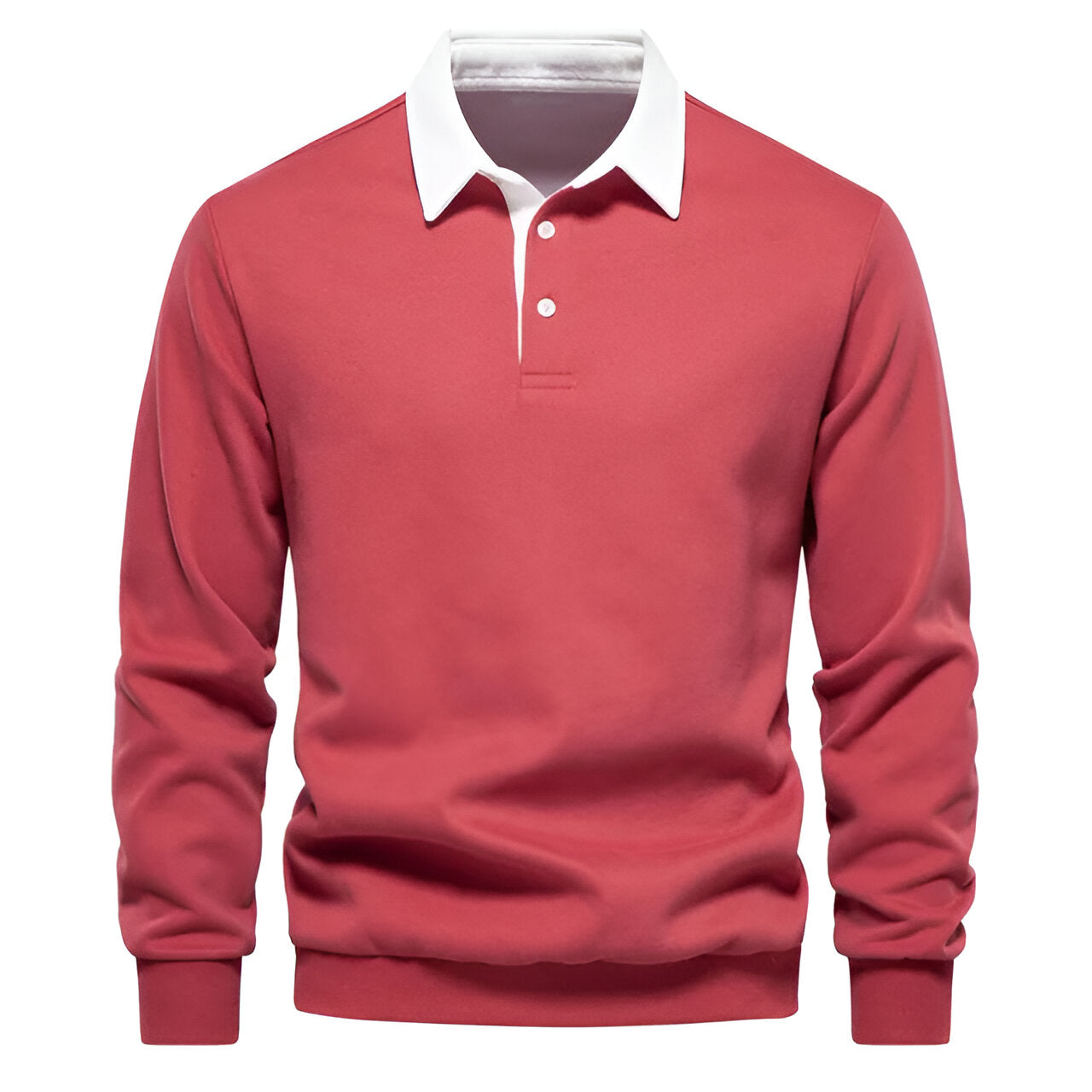 Stilvolles Polo-Kragen Sweatshirt