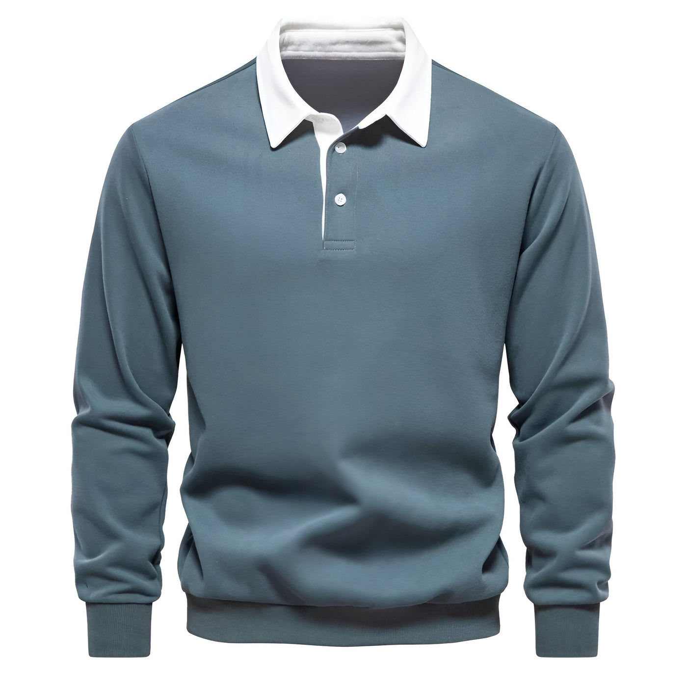 Stilvolles Polo-Kragen Sweatshirt