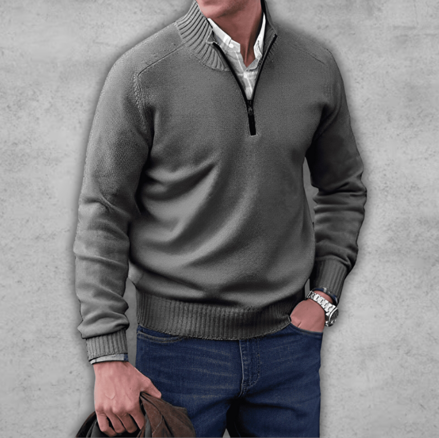 Eleganter Herren Pullover aus Baumwolle