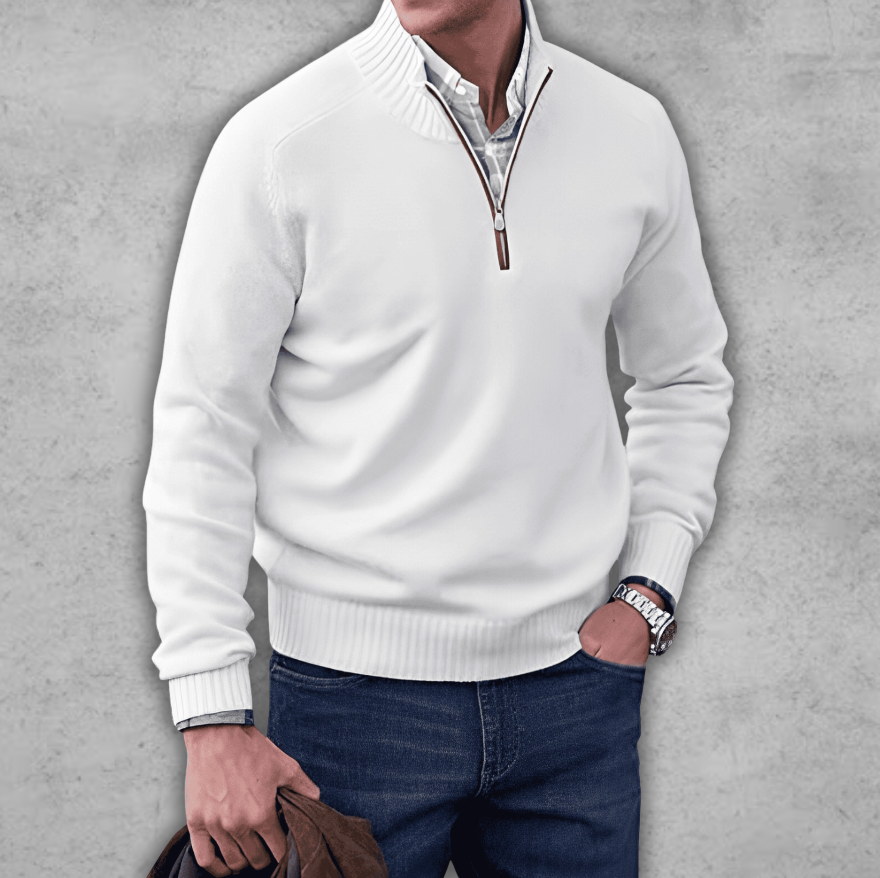 Eleganter Herren Pullover aus Baumwolle