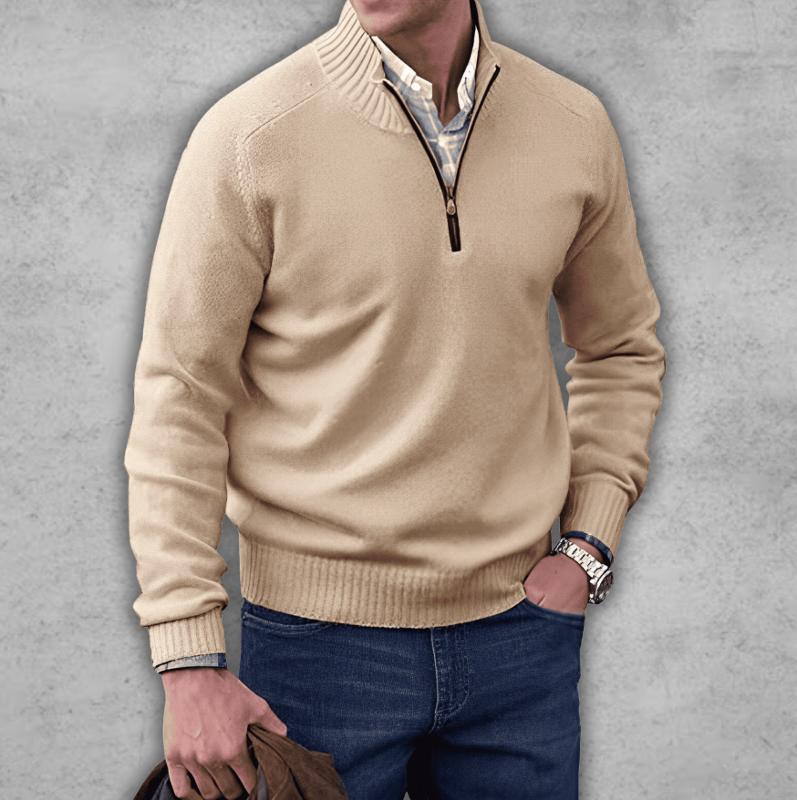 Eleganter Herren Pullover aus Baumwolle