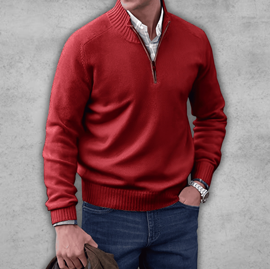 Eleganter Herren Pullover aus Baumwolle