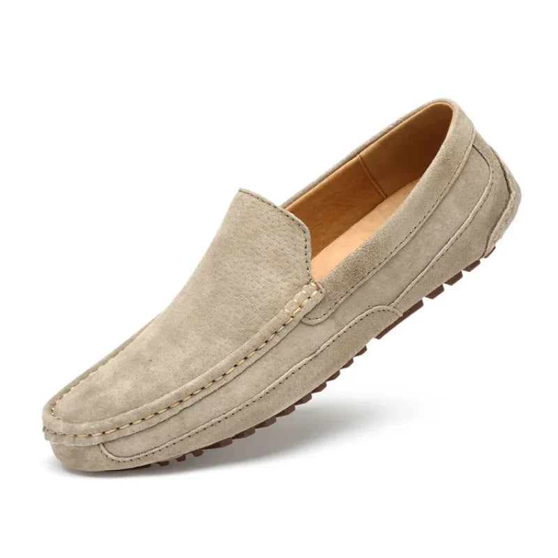 Elegante Herren Loafer aus echtem Wildleder