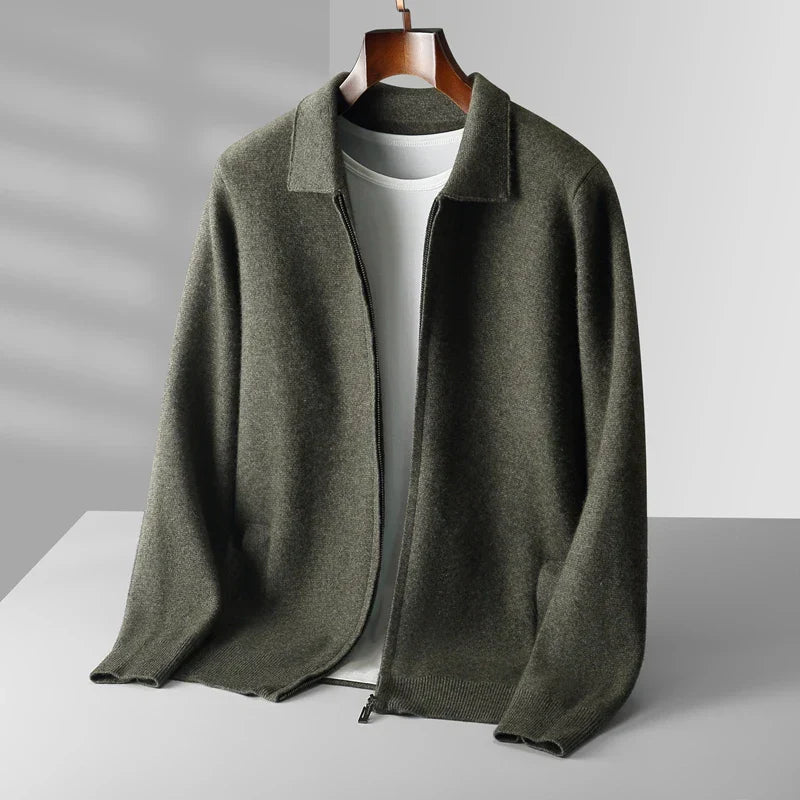 Herren Kaschmir Strickjacke - Weich & Elegant