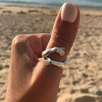 Hannah Silver Adjustable Cuddle Ring