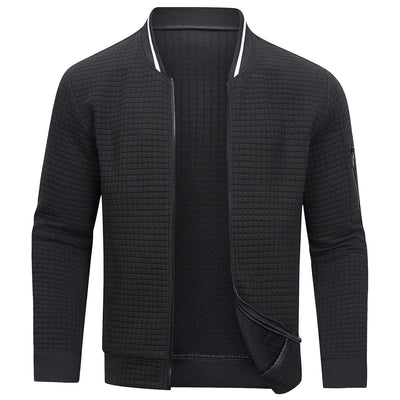 Bequemer und warmer Herren Pullover mit Reißverschluss