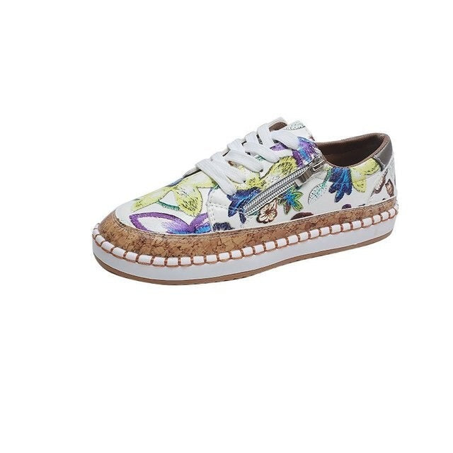 Blumen Vulkanisierte Schuhe für Damen